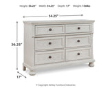 Robbinsdale Twin over Full Bunk Bed, Dresser and Chest - B742B32