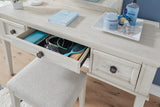 Robbinsdale Mirrored Vanity with Bench - B742B11