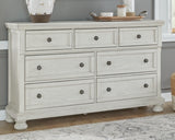 Robbinsdale Twin Sleigh Storage Bed and Dresser - B742B26