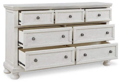 Robbinsdale Twin Sleigh Storage Bed and Dresser - B742B26