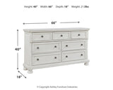 Robbinsdale Twin Sleigh Storage Bed and Dresser - B742B26
