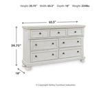 Robbinsdale Twin Sleigh Storage Bed and Dresser - B742B26