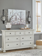 Robbinsdale Queen Panel Bed, Dresser, Chest and 2 Nightstands - B742B35