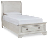 Robbinsdale Twin Sleigh Storage Bed - B742B12