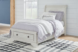 Robbinsdale Twin Sleigh Storage Bed - B742B12