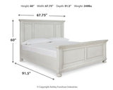 Robbinsdale Queen Panel Bed, Dresser and Mirror - B742B4