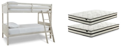 Robbinsdale Bunk Bed and Mattresses - B742B45