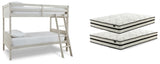 Robbinsdale Bunk Bed and Mattresses - B742B45