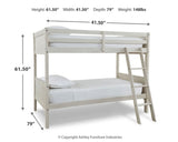 Robbinsdale Bunk Bed and Mattresses - B742B45