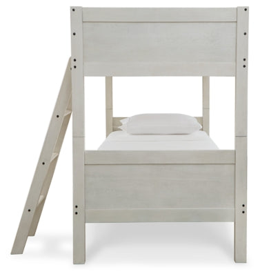 Robbinsdale Twin/Twin Bunk Bed with Ladder - B742-59