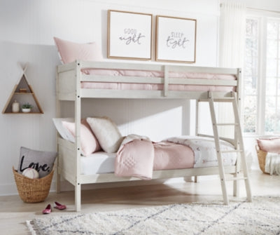 Robbinsdale Twin/Twin Bunk Bed with Ladder - B742-59