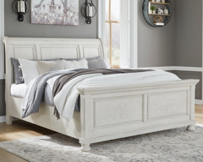 Robbinsdale King Sleigh Bed, Dresser and Mirror - B742B34