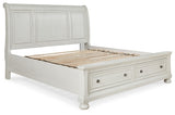 Robbinsdale Queen Sleigh Bed with Storage - B742B3