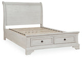 Robbinsdale Full Sleigh Storage Bed - B742B13