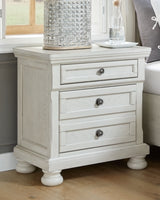 Robbinsdale King Panel Bed, Dresser, Mirror, Chest and 2 Nightstands - B742B38