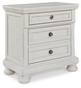 Robbinsdale Queen Panel Bed, Dresser, Mirror and Nightstand - B742B40