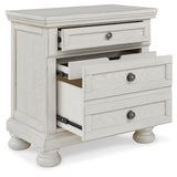 Robbinsdale King Panel Bed, Dresser, Mirror, Chest and 2 Nightstands - B742B38