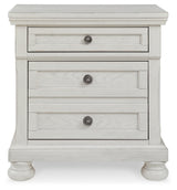 Robbinsdale Queen Storage Bed, Dresser, Mirror and Nightstand - B742B28