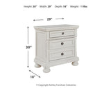 Robbinsdale Queen Storage Bed, Dresser, Mirror and Nightstand - B742B28