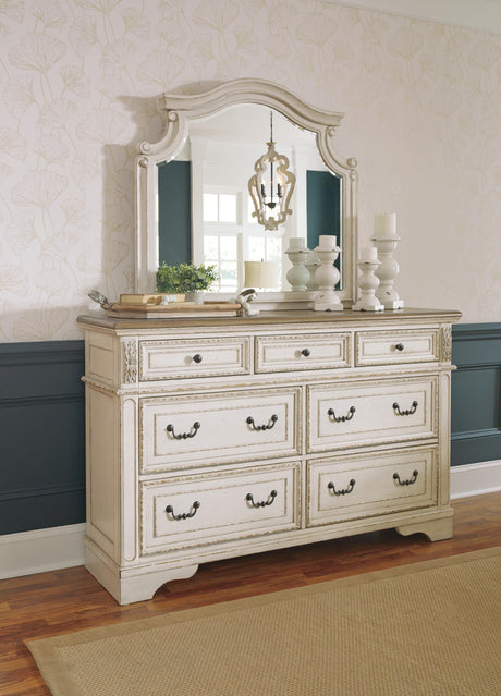 Realyn Twin Day Bed with Storage, Dresser, Mirror and Nightstand - B743B94