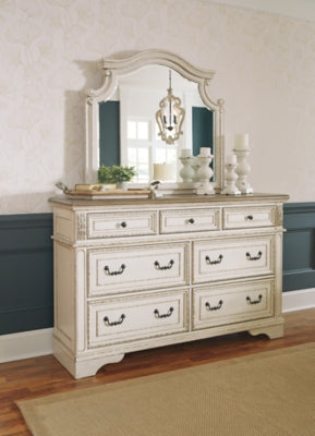 Realyn Queen Storage Bed, Dresser and Mirror - B743B19