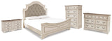 Realyn King Panel Bed, Dresser, Chest and 2 Nightstands - B743B75