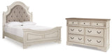 Realyn Queen Panel Bed and Dresser - B743B72