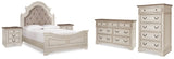 Realyn Queen Panel Bed, Dresser, Chest and 2 Nightstands - B743B45