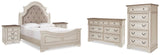 Realyn Queen Panel Bed, Dresser, Chest and 2 Nightstands - B743B45