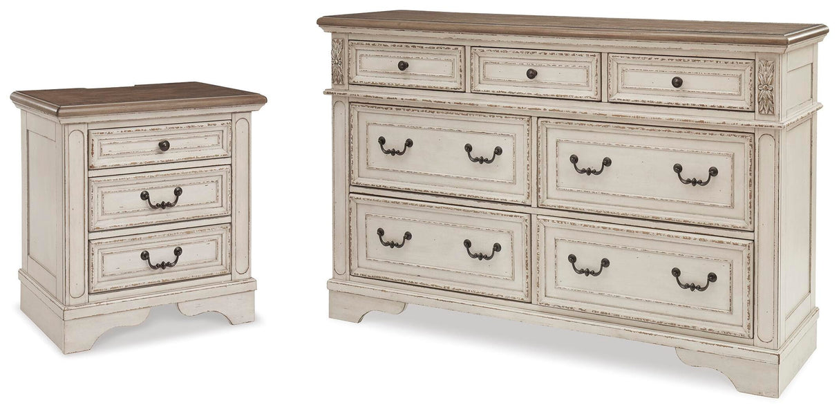 Realyn Dresser and 2 Nightstands - B743B39