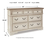 Realyn Dresser and 2 Nightstands - B743B39