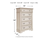 Realyn Queen Upholstered Sleigh Bed and Chest - B743B29