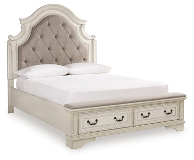 Realyn Queen Storage Bed, Dresser and Mirror - B743B19
