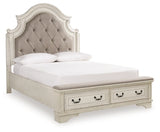Realyn Queen Storage Bed, Dresser and Mirror - B743B19