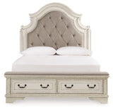 Realyn Queen Storage Bed, Dresser and Mirror - B743B19