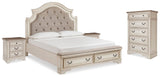 Realyn King Storage Bed, Chest and 2 Nightstands - B743B50