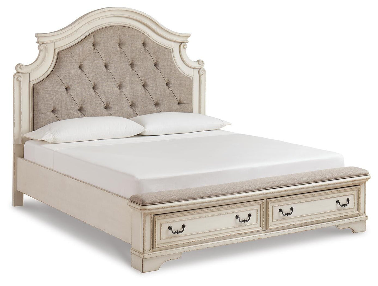 Realyn King Upholstered Storage Bed - B743B20