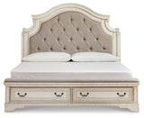 Realyn King Upholstered Storage Bed - B743B20