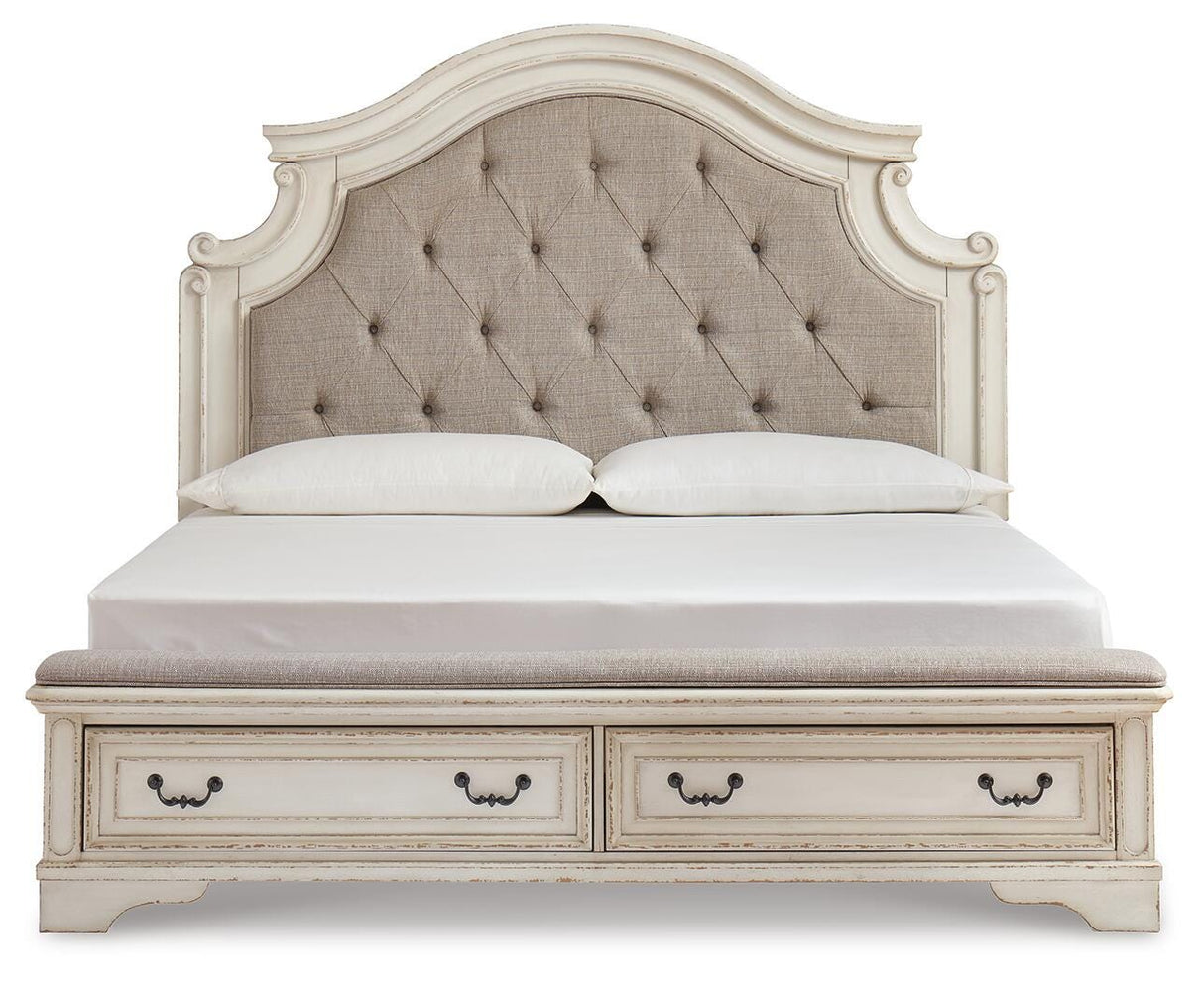 Realyn King Upholstered Storage Bed - B743B20