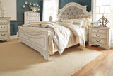 Realyn California King Upholstered Panel Bed - B743B7