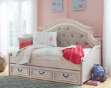 Realyn Twin Storage Day Bed and Dresser - B743B43