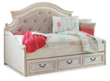 Realyn Twin Storage Day Bed and Dresser - B743B43