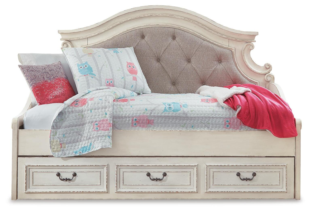 Realyn Twin Storage Day Bed and Dresser - B743B43