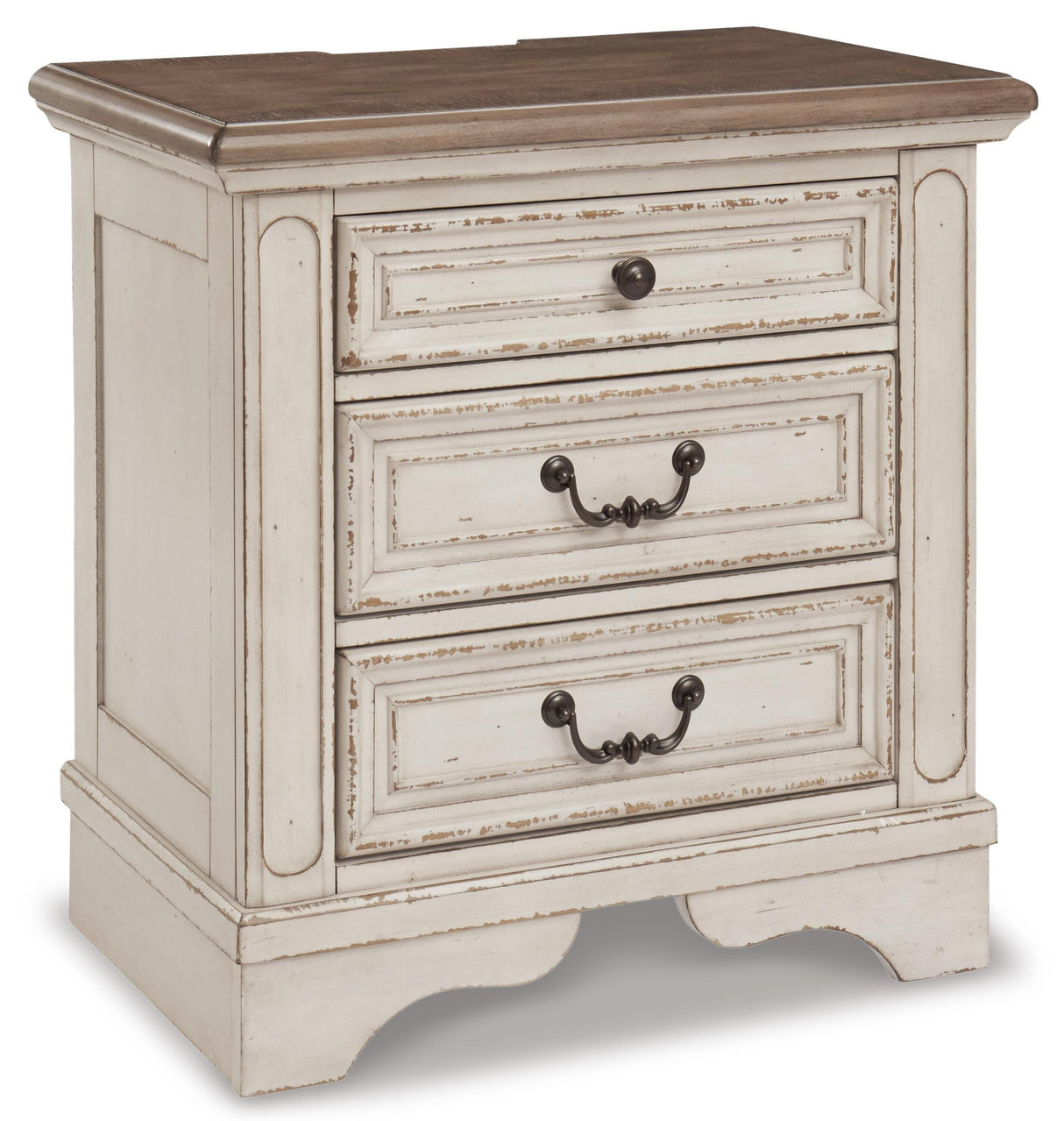 Realyn King Bed with Mirrored Dresser and Nightstand - B743B23