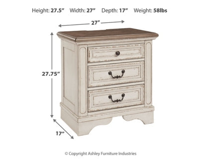 Realyn King Storage Bed, Chest and 2 Nightstands - B743B50