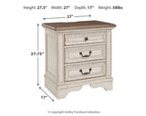 Realyn California King Panel Bed, Dresser, Mirror and Nightstand - B743B31