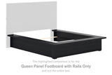 Londer Queen Panel Footboard with Rails - B768-54