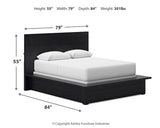 Londer Queen Panel Bed, Dresser and Mirror - B768B3