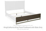 Arkenton King/California King Panel Footboard with Slats - B786-56