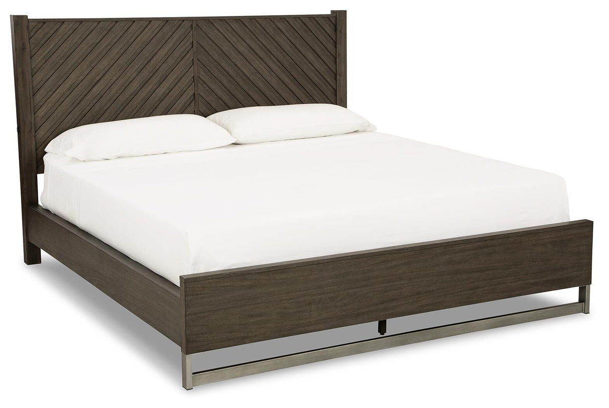 Arkenton King Panel Bed - B786B4